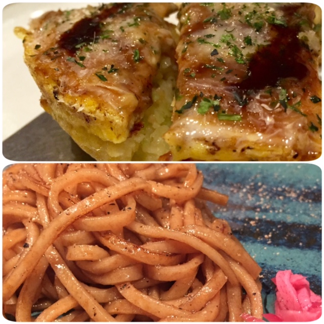 玄米粉で作った絶品豚玉とシンプル焼そば